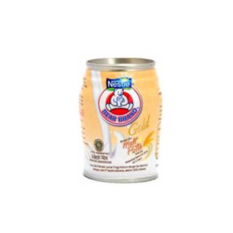 BEAR BRAND WHTMALT RTD TIN 140 ML